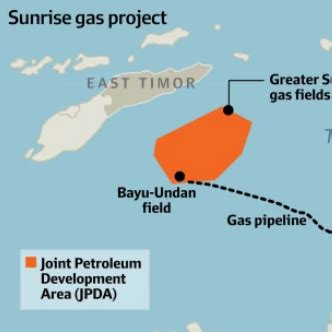 timor gas|East Timor, Australia decide Greater Sunrise gas project future.